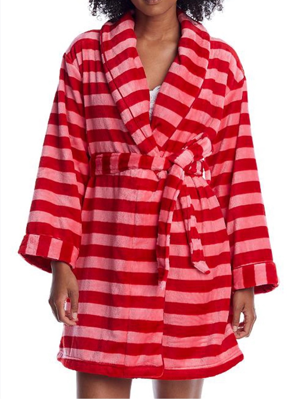 NWT Kate Spade Holiday Stripe Chenille  Robe